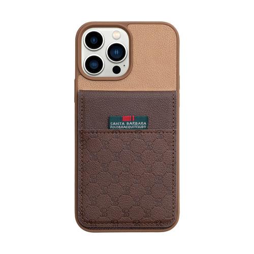 iPhone 13 Cover - Santa Barbara HULDE Series Genuine Leather Case