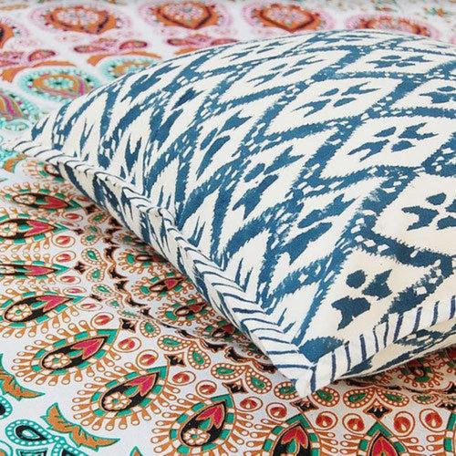 Block Printed Cushion Cover-Set of 2