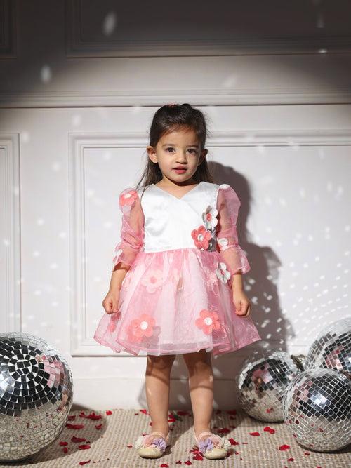 Sunset Glamour Girls Party Dress