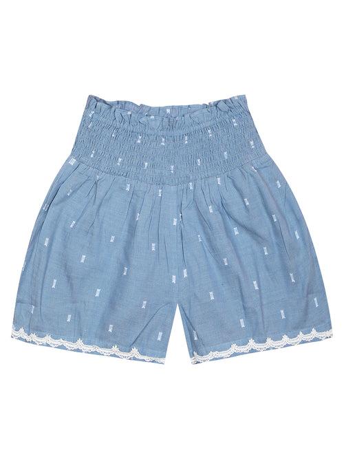 Smocked Bliss Flare Shorts