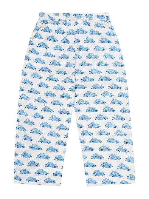 Boys' Cotton Car Printed Night suit