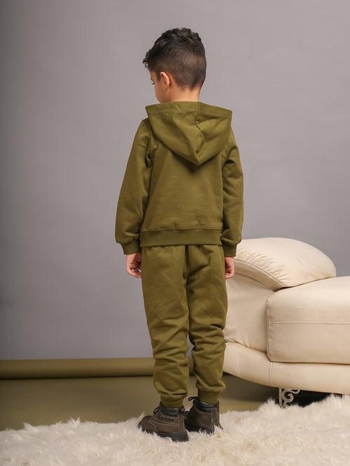 Boys Deer Hoodie & Joggers Set