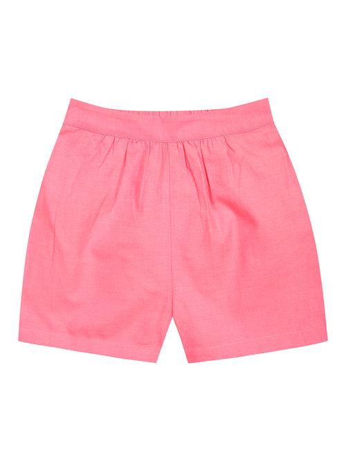 Pink Charm Girls Top & Short Set