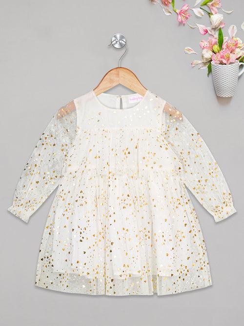 Budding Bees Frost Sparkling Star Dress