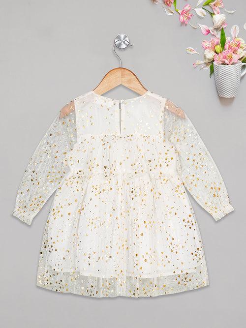 Budding Bees Frost Sparkling Star Dress