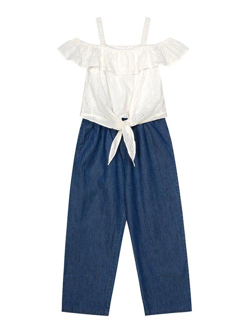 Denim Darling Girls' Long Jumpsuit