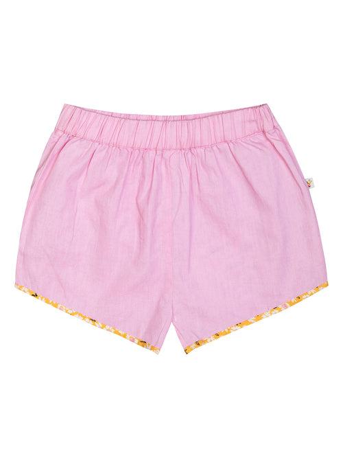 Floral Cotton Top-Shorts Set