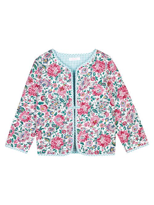 Whimsical Floral Quilted Jacket