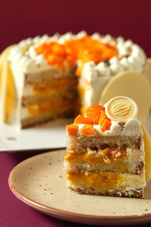 Grandma's Mango Custard Cake