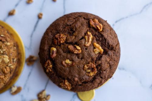 Walnut & Jaggery Cake