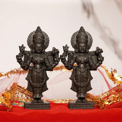 Goddess Lakshmi Ji Pyrite Idol