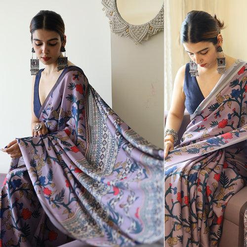 Raatkali - Satin Georgette Saree