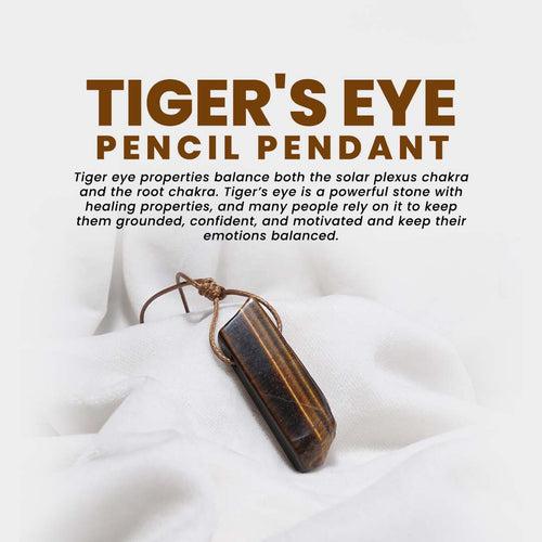 Tiger Eye Pencil Pendant