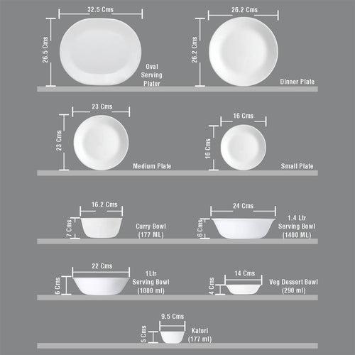 Corelle Livingware English Garden 17 cm Small Plate Pack of 6