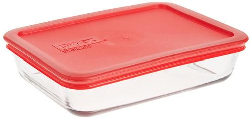 Pyrex Simply Store 3-Cup Rectangular Glass Food Storage Dish