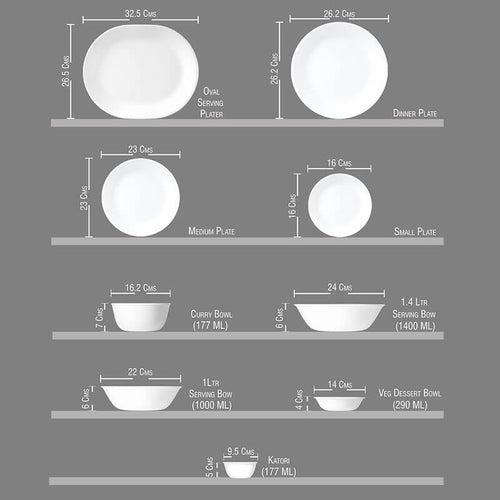 Corelle Winter Frost White 325ml Soup Bowl - Pack of 4