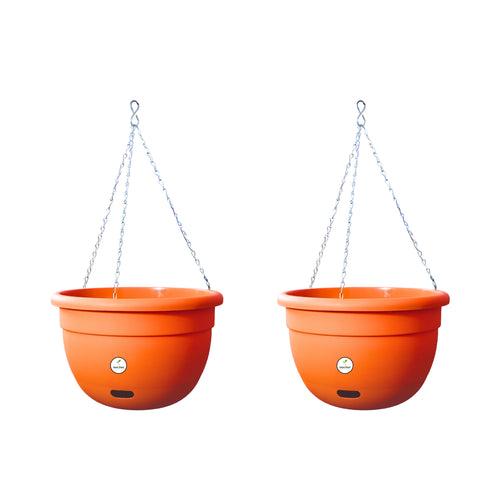 10 Inch Terracotta Elegance Hanging Planter