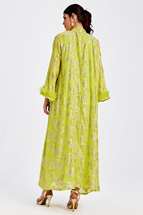 Lime Green Kaftan