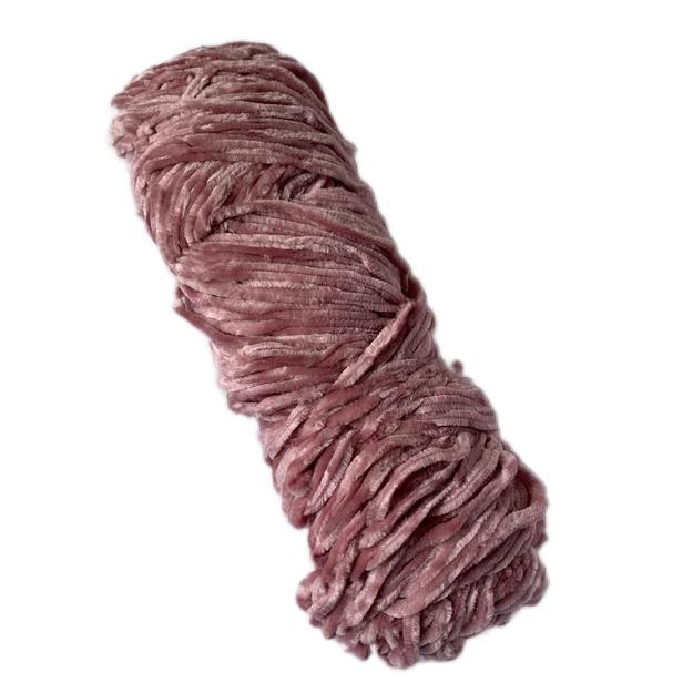 Thin Velvet yarn - Rosy Brown