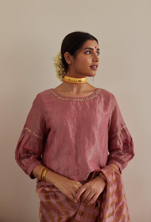 Onion Pink Zohra Blouse