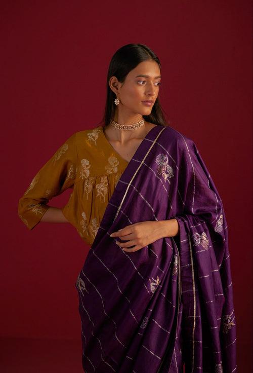 Sameera Saree in Purple Pure Silk