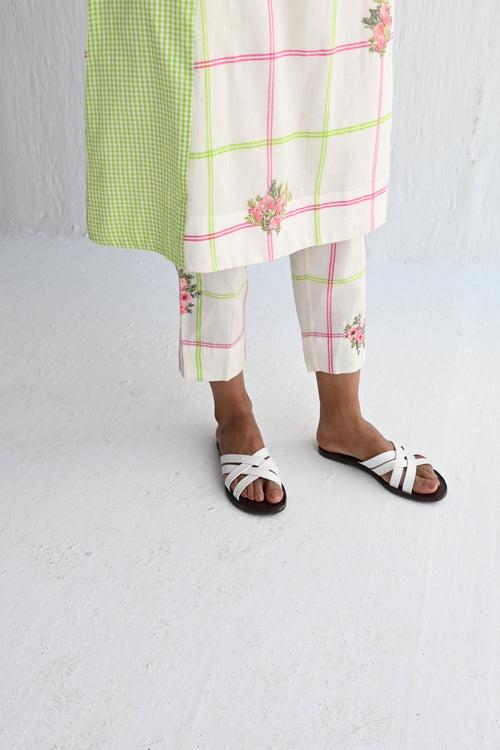 FB Kurta in Multi Table Checks with Pant