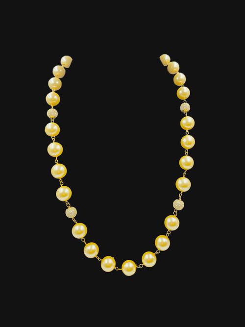 SINGLE LINE SHELL PEARL NECKLACE