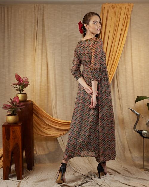 Bezique Viscose Georgette Kurta Set