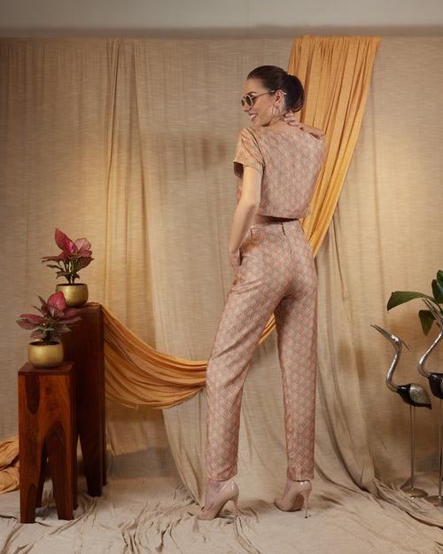 Pinochle Mulsilk Co-ord Set