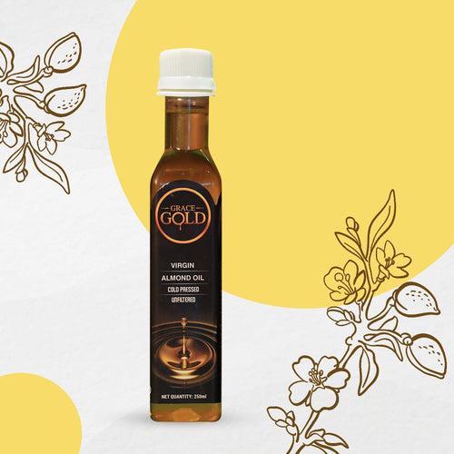 Grace Gold’s Virgin Cold Pressed Almond Oil 250ml