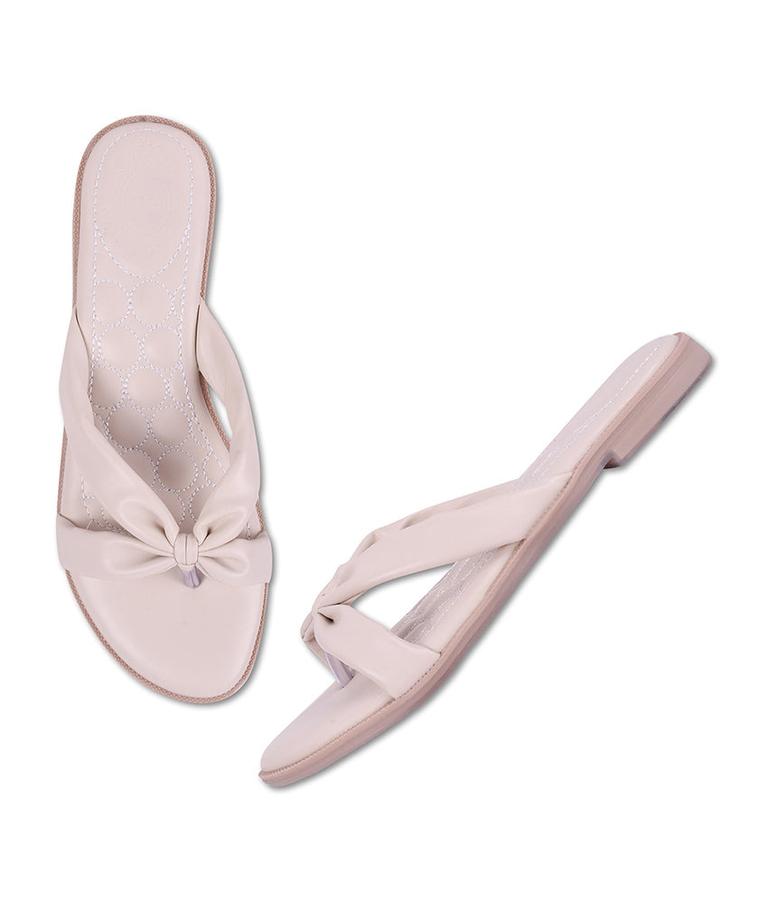 Women Cream Casual Slip-On