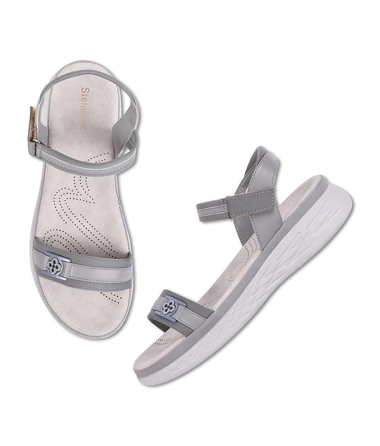 Women Grey Casual Sandals