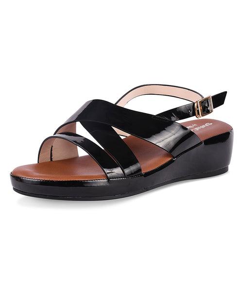 Women Black Casual Sandals