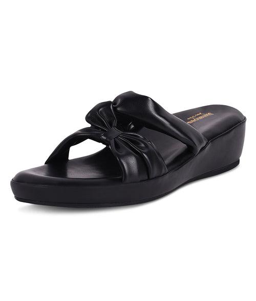 Women Black Casual Slip-On