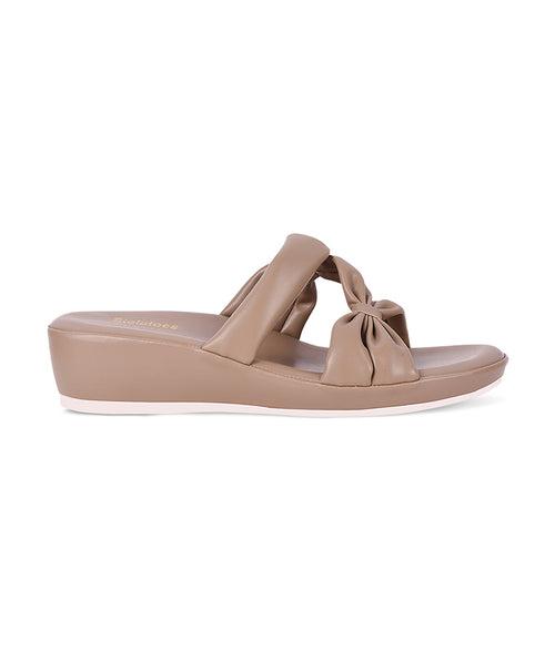 Women Tan Casual Slip-On