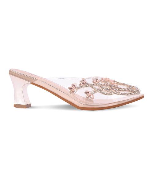 Women Champagne Wedding Peep Toes