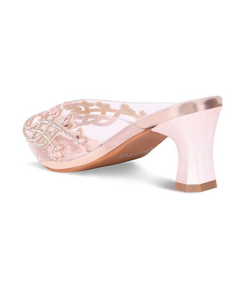 Women Champagne Wedding Peep Toes