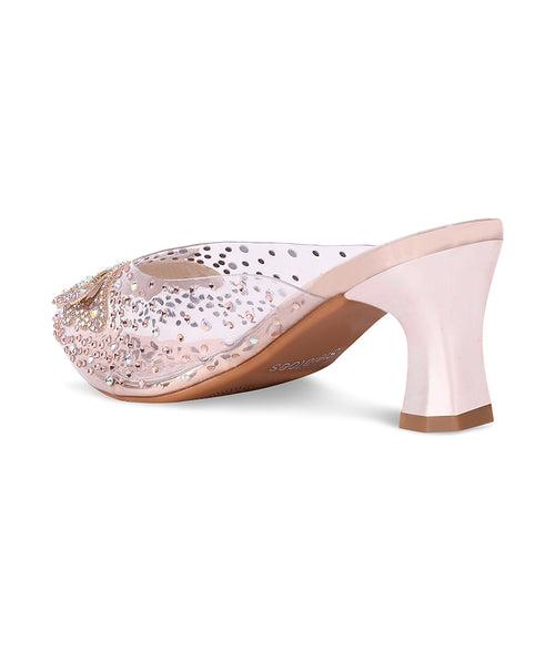 Women Champagne Wedding Peep Toes