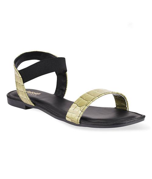 Women Green Casual Sandals