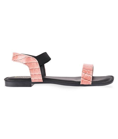 Women Peach Casual Sandals