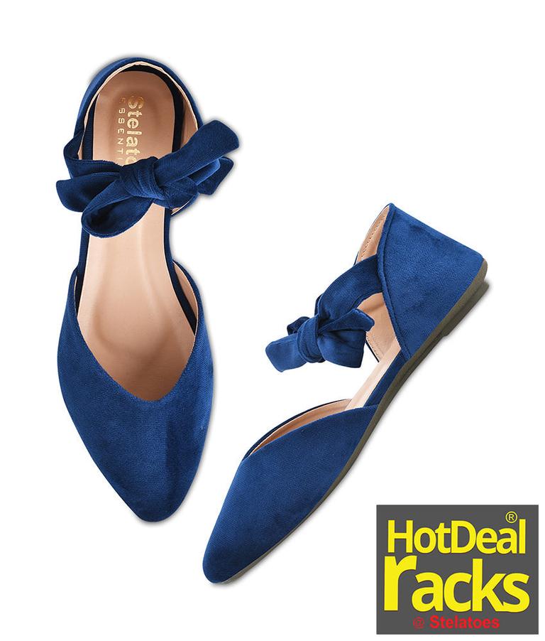 Women Blue Casual Ballerinas