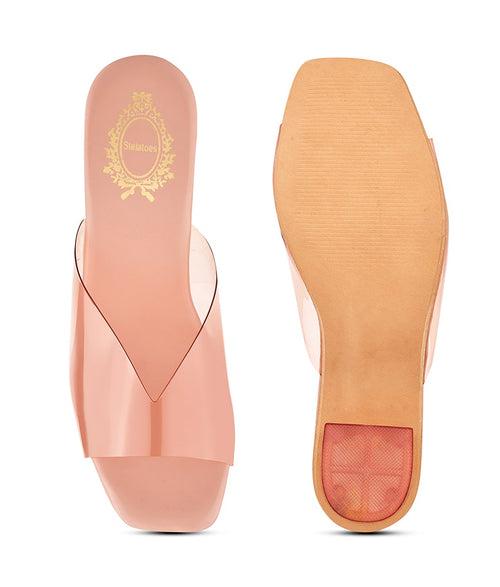 Women Pink Urban Mules