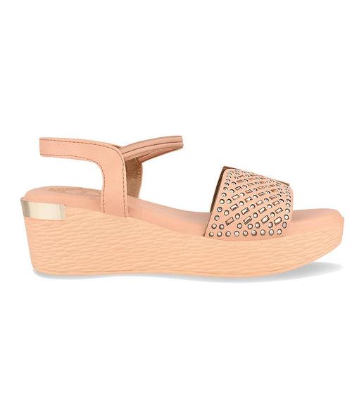 Women Pink Ethnic Sandals