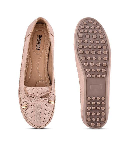 Women Peach Casual Ballerinas