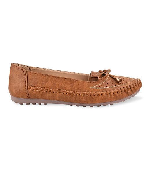 Women Tan Casual Ballerinas