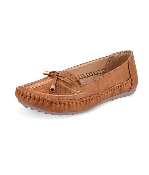 Women Tan Casual Ballerinas