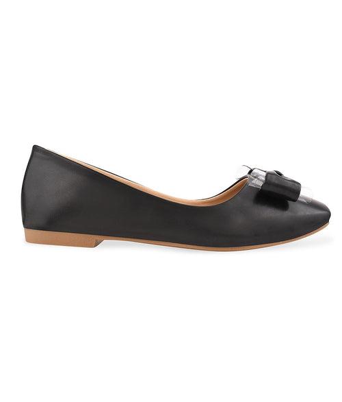 Women Black Casual Ballerinas