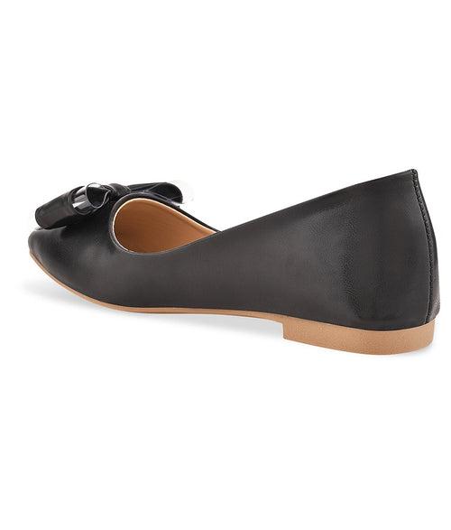 Women Black Casual Ballerinas