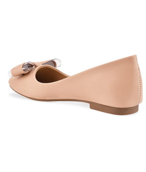 Women Peach Casual Ballerinas