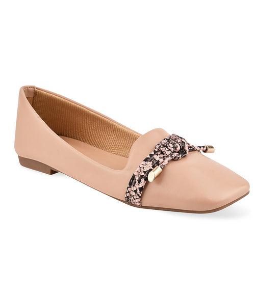 Women Nude Casual Ballerinas